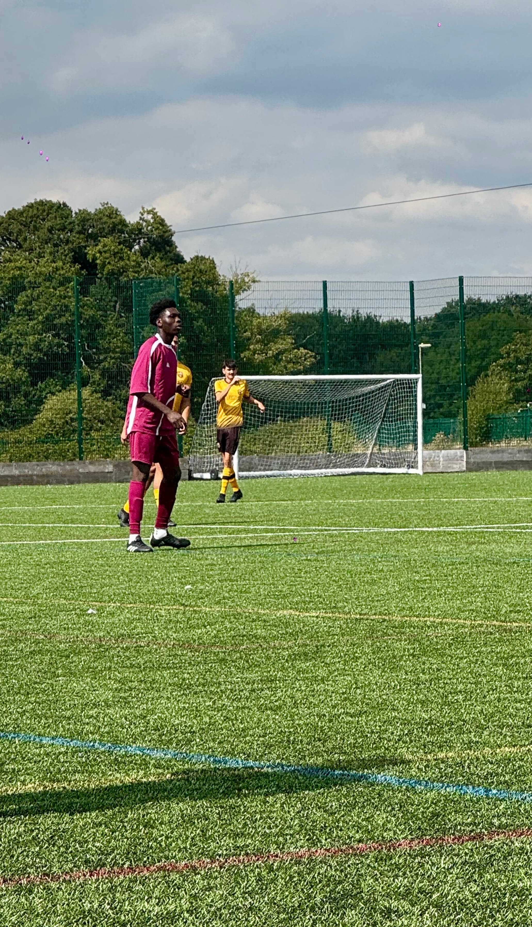 On the pitch