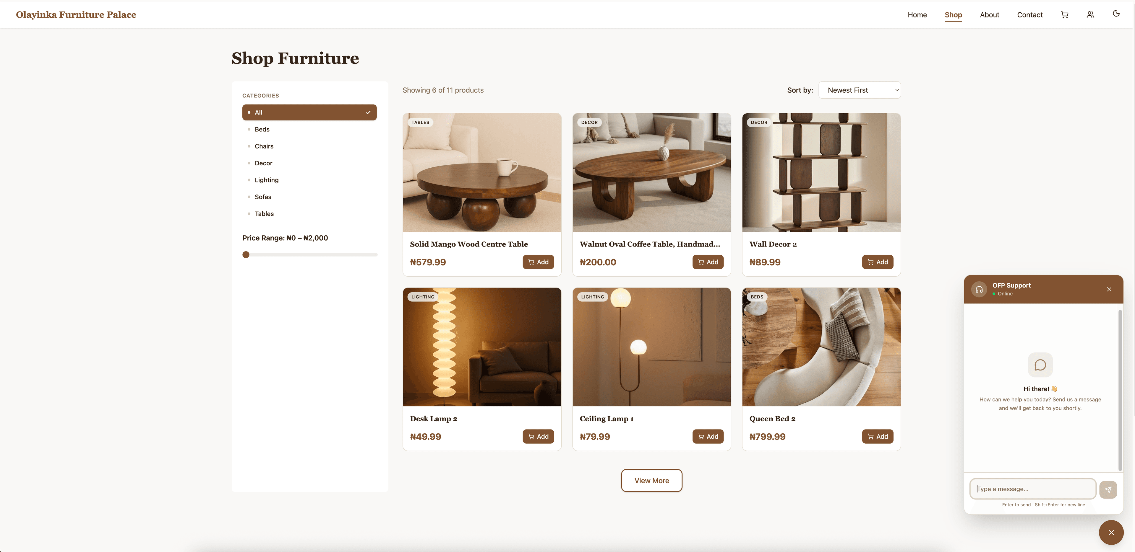 Olayinka Furniture screenshot 2