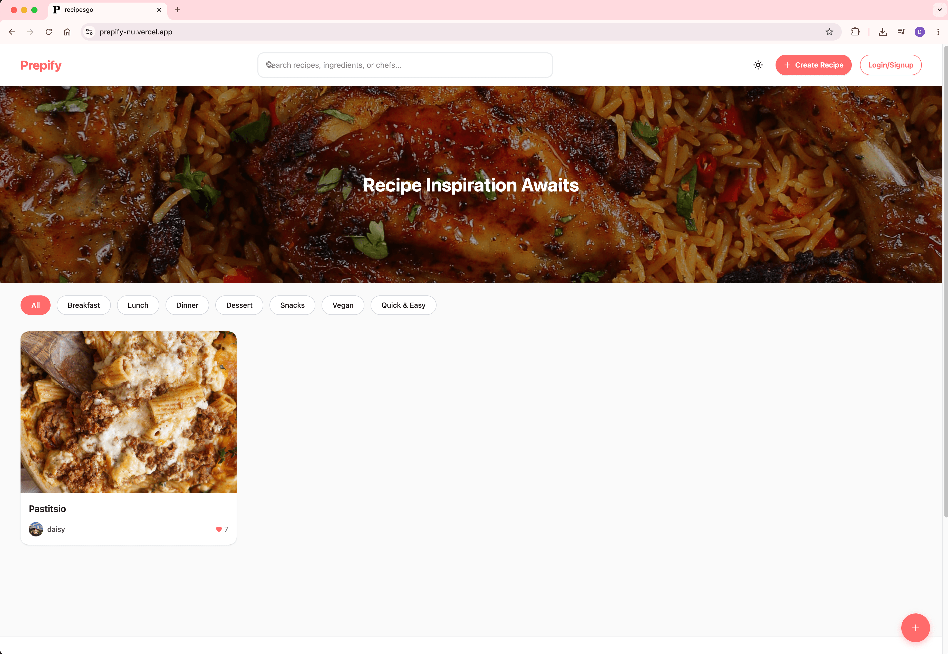 RecipesGo screenshot 1
